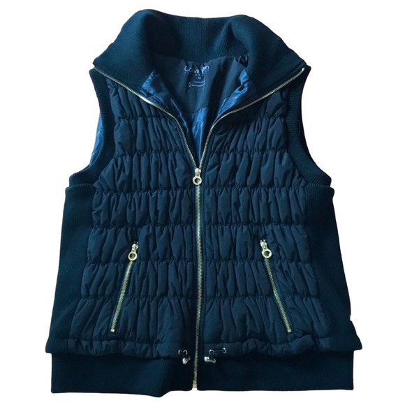 Calvin Klein Performance Jackets & Blazers - CALVIN KLEIN Performance Puffer Vest Black and Gold Zips Size 1X